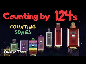 Counting by 124s Song | Minecraft Numberblocks Counting Songs | Math and Number Songs for Kids