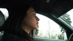 Girl Driving Car Face Close She Stock Footage Video (100% Royalty-free) 1041680098 | Shutterstock