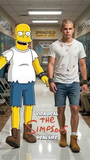 Curious Simpsons characters in real life