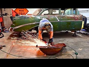 Salvaging the Original Trunk Floor of a 1956 Chevy Tri-Five!