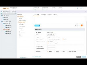 10 Provisioning APs in the Mobility Master