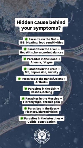 Most people don’t realize how many chronic conditions are rooted in parasite toxicity. These microscopic invaders hijack your nutrients, disrupt your organs, and drain your energy — silently. I’ve seen it for decades: when people begin cleansing parasites and detoxing their systems, their symptoms start to disappear. 🧠 The truth: If you don’t detox, the parasites detox you. Start detoxing today! ✅ My Free 2-Day Liver Cleanse: https://ghi.ac/dg2dldp ✅ 6 Secrets to Total Body Detox: http://ghi.ac