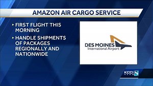 Amazon launches air cargo service in Des Moines