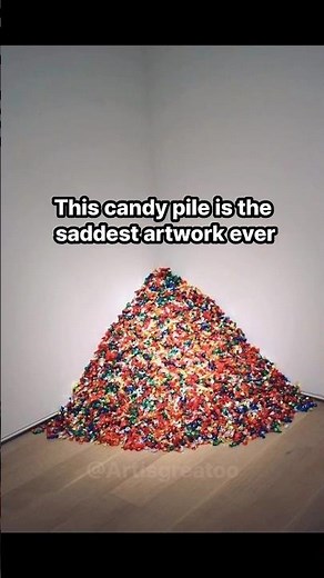 This Candy Pile Is An Emotional Artwork #art #artinstallation