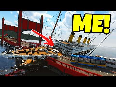 Bridges vs TITANIC Destruction! | Teardown Gameplay