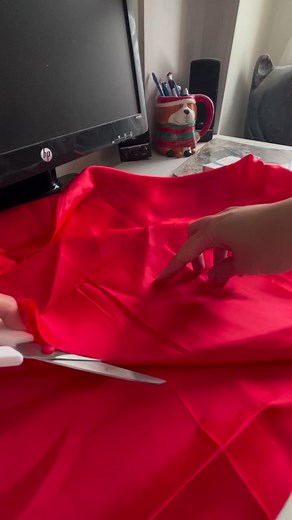 36K views · 86 reactions | How to make a rose fabric? I used silk fabric. Cut it in a diagonal shape. Use a thread and needle. You can use this to decorate your dresses or curtains at home. #fabric #roses | Crafty Flavor | Facebook