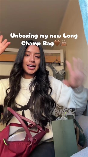 Unboxing My New Long Champ Bag in Mocha Color