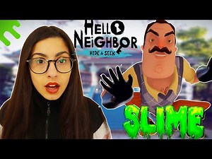 HELLO NEIGHBOR SLIME RESCUE IN REAL LIFE EYLÜL LAL