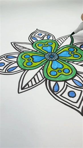 Satisfying Mandala Coloring ASMR | Stress Relief Art🎨💫еп