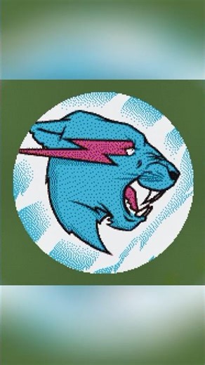 Minecraft Mr beast logo 🤯#minecraft #pixelart #shorts