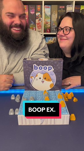 This deceptively cute, yet strategic two player board game is Boop! Who doesn’t love a cute cat game? #boardgames #gamenight #couple #cat