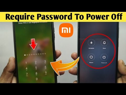 Require Password To Power Off Redmi | Ask Password Before Switch Off Redmi