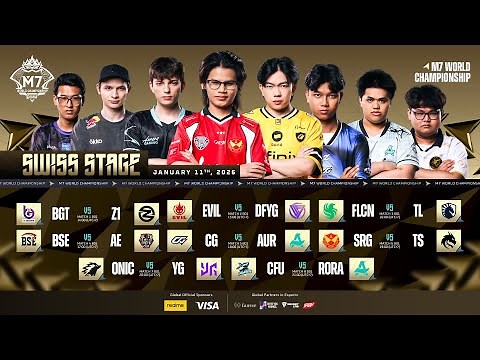 🔴 LIVE | SWISS STAGE DAY 2 | M7 World Championship | (ENG)