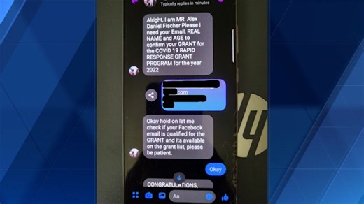 Did you get a message claiming you qualify for a free government grant? It's a scam