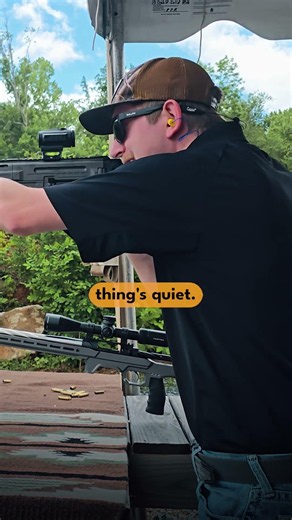 Suppressed .338ARC, the reaction says it all 😎