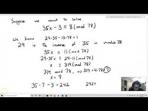 Solving LInear Congruences