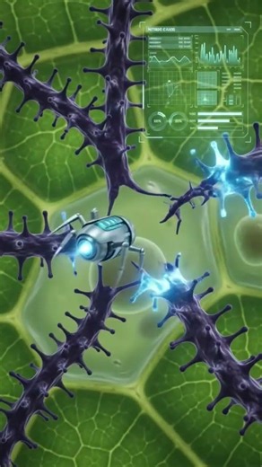 Nanobot Crops — Farming at the Microscopic Level.”🦠🤖🌱
