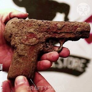 424K views · 3K reactions | Extreme restoration of a rusty toy gun Partner: How to Restore YT: https://www.youtube.com/channel/UCWwUIqjw5BLn4L90fa9fdkw | Crafty Panda | Facebook
