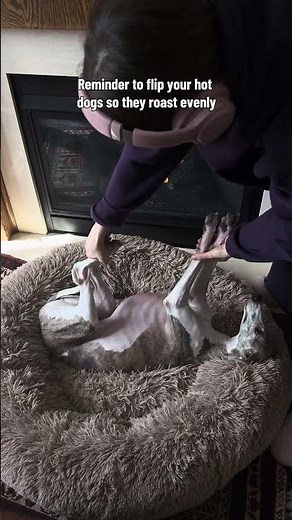 How do your hot dogs like to be cooked? Mine prefers a 23 hour slow roast by the fire🤭🌭🔥❤️