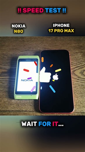 ⚡🚀 NOKIA N80 VS IPHONE 17 PRO MAX SPEED TEST!!