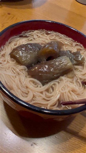 金沢の祖父が作る金沢名物・なすそうめん。激ウマ。