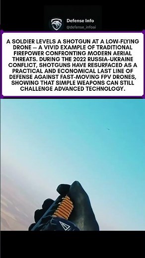Close-Range Drone Defense: Shotgun vs FPV Drone in Modern Combat