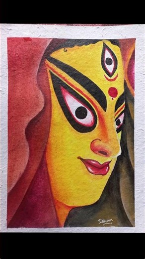 maa durga drawing ❤️💖#viral #art #painting #artist #durga #drawing #folk #folkmusic