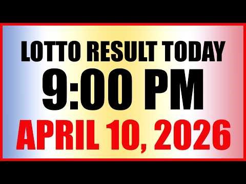 Lotto Result Today 9pm Draw April 10, 2026 Swertres Ez2 PCSO