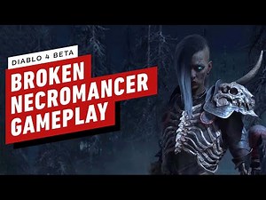 Absolutely BROKEN Necromancer Gameplay - Diablo 4 Beta