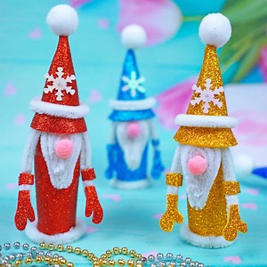 How to Make Cute Christmas Gnomes🎄 Glitter Foam Paper Crafts🎄 DIY Homemade Christmas Crafts Idea | Million Ideas of Crafts