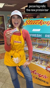 Technically, Stuckey’s pecan log rolls do have protein. You’re welcome. #stuckeys #pecanlogrolls #proteinpowered | Stephanie Stuckey