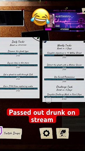 Drunk Person Accidentally Falls Asleep on Stream 😴🍺