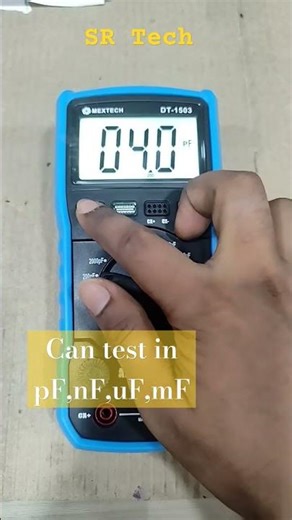 Capacitor testing. How to use capacitance Meter Mextech DT1503. #capacitor #srtech #mextech