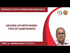 Solving LPs with mixed type of constraints