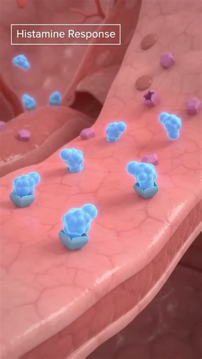 What really happens inside body during allergic reaction? 🤧#AllergicReaction #Allergy#shortvideo