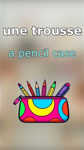 Les objets de la classe en français 🇫🇷 | Apprendre le vocabulaire #frenchlesson