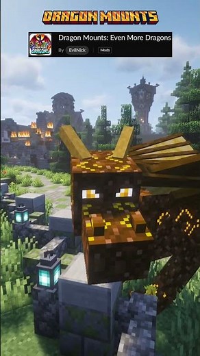 Minecraft Top Dragon Mods! #10 #shorts #minecraft