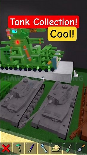 Roblox Build a Boat for Treasure Cool Tank Collection! #babft #roblox