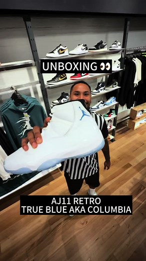 Unboxing Air Jordan 11 Retro Legend Blue - Columbia
