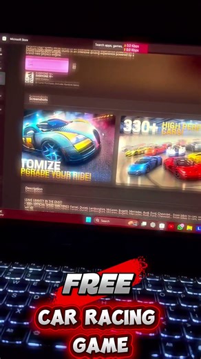 FREE Car Racing Game on Microsoft Store 😱🔥 | Windows PC Gaming | IT Rahul Roxx