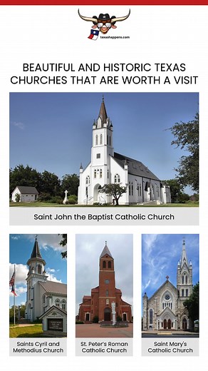 Beautiful and Historic Texas Churches That Are Worth a Visit Soaring steeples, timeless charm, and Texas history in every brick. ⛪️ Take a breathtaking aerial tour of the state’s most beautiful historic churches. #texas #tx #lonestarstate #texastravel | Texas Happens