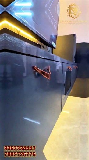 Before ➡️ After ✨Plain wall to premium TV unit makeover!Smart design, clean finish & classy look 🏡🔥