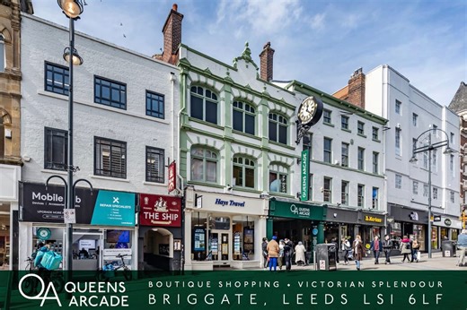 Queens Arcade Leeds: Victorian retail destination with real Art & Soul
