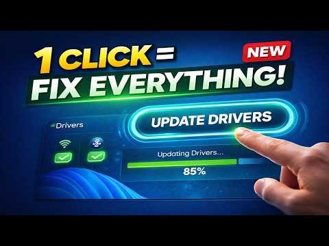 Update All Drivers on Windows 11 FREE | 1-Click Method !