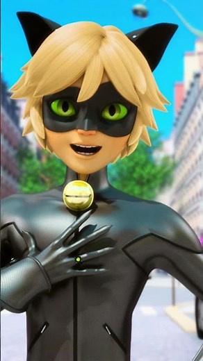 First meeting 😂 #theadventuresofladybug #miraculouslatam #ladybug #catnoir #miraculous #mlb