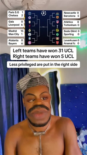 Dominance of Left-Sided Teams in Champions League History