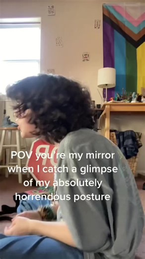 it is easy to get good posture #posture #backpain #badposture #posturefix #posturecorrector