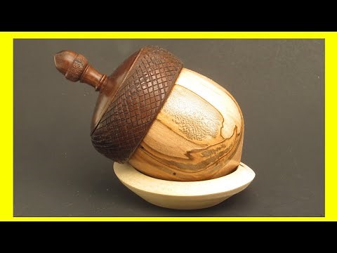 Learn How To Make A Stunning Threaded Acorn Box With A Threading Jig - Full Demo!