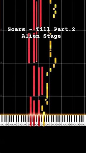 Scars - Till Part.2 Alien Stage【Piano Tutorial 4/6】#alienstage