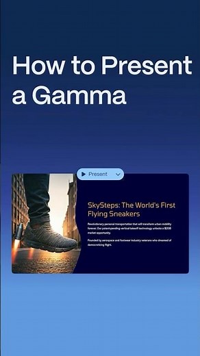 Present Like a Pro with Gamma